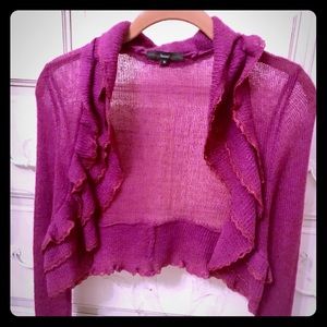 Hazel Ruffled Cardigan